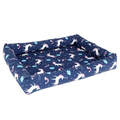 China POP DUCK Luxury Waterproof Travel Dog Bed Pet Cooling Mat Water Resistant Durable Dog Bed Pet Cooling Bed for sale