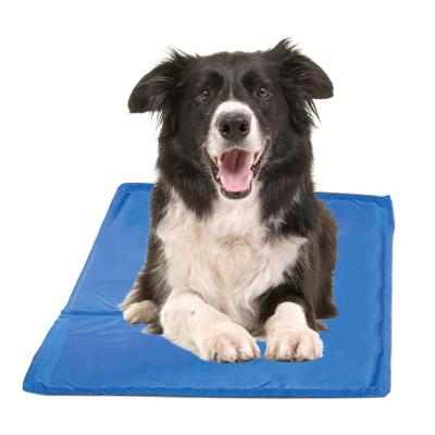 China POP DUCK Pet Ice Pad Teddy Mattress Mat Small Large Cat Cushion Summer Travel Keep Dog Cooling Mat For Dogs Cool Pet Gel for sale