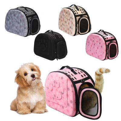 China Viable POP DUCK EVA Cross - Breathable Outdoor Travel Bag Portable Detachable Pet Dog Carrier Dog Cage Packing Handbag Sling Body Bag for sale