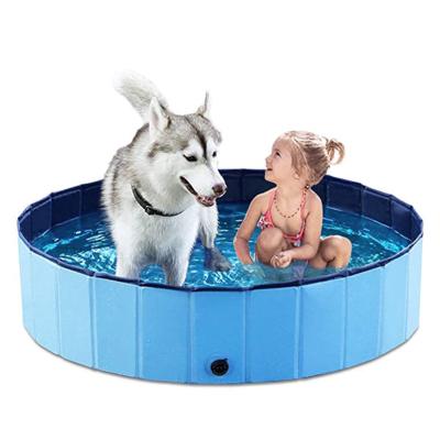 China POP DUCK Dog Playing Pool Portable Portable Collapsible Dog Pool Pet Bathing Viable for sale