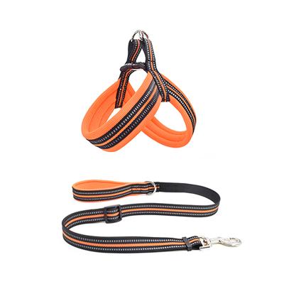 China Customized Breathable Adjustable POP DUCK Military Training Air Mesh Security Safety Dog Harness and Leash Set for sale