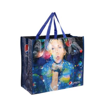 China Wholesale Cheap Reclycled Reusables Recycle Fashion Plastic PP Woven Shopping Bag for sale