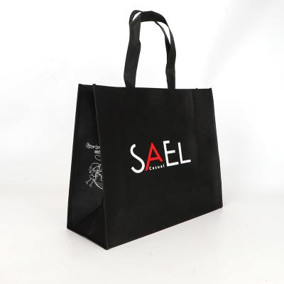 China Reclycled Most Popular Non Woven Reusable Non Woven Grocery Tote Shopping Bags Non Woven Bag Logo for sale