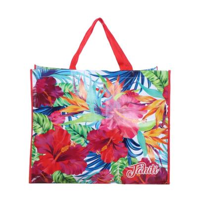 China Custom colorful waterproof eco friendly heavy duty pp woven shopping bags Reclycled tote grocery bags bopp woven shopping bags for sale