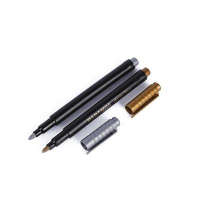 China Metallic Markers Fine Lead Metallic Marker Pens for Black Paper Art Rock Painting JL-9600 for sale