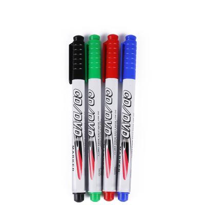 China Soft Writing Waterproof Quick Dry CD/DVD Stain Resistant Permanent Marker Pen With Fine Tip for sale