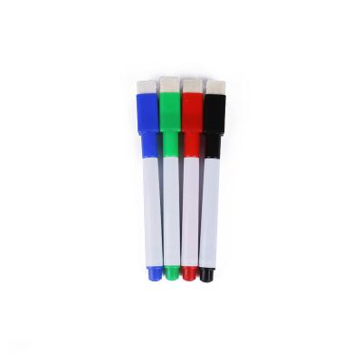 China school & Office Dry Erase Markers Fine Tip Magnetic Colored Whiteboard Markers with Erasers for School and Office for sale