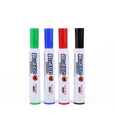 China Non-Toxic Pen Round Tip Dry Erase Multicolor Luminous Dry Marker Pen Round Tip Dry Erase Marker School And Office Eraser With Cotton Core for sale