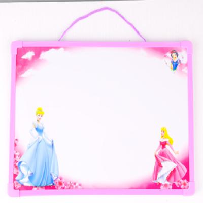 China Small kids writing board, magnetic whiteboard with plastic frame 20*15cm for sale