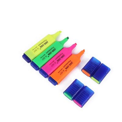 China office & School Markers Quality Paint Highlighting Writing Bright Color Highlighter Pens Pastel Color Markers for sale