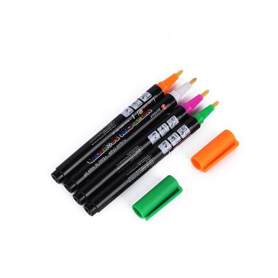 China Chalk Glass Liquid Markers For Blackboard Washable Chalk Pens For Blackboard Signs Windows Glass Board for sale