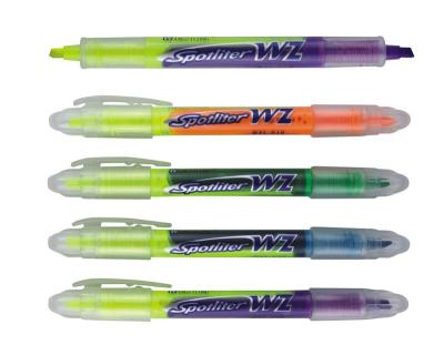 China Double Side Pen Highlighter Bar Liquid Fluorescent Marker For Office Stationery JL-818 for sale