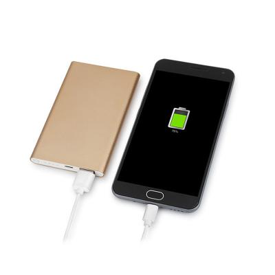 China Promotion gift fast charging support power bank 4000mah smart portable charger battery packs customize logo powerbank for iPhone 12 13 for Samsung for sale