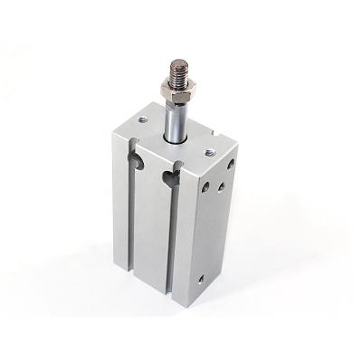 China Free Mount Hotels CDU20 CU20 Installation Aluminum Profile Square Pneumatic Air Cylinder For Press for sale