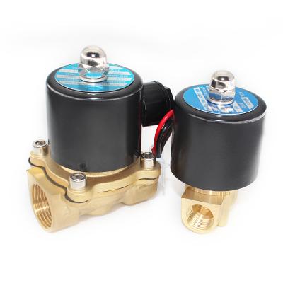 China AC220V DC24V Diaphragm Type Normally Closed Water Valve Brass Electric Switch Valve General Type Solenoid Valve is suitable for air and water for sale