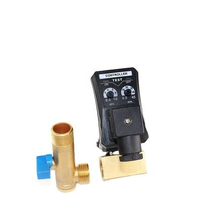 China General Single Series Air Compressor Timing Drain Valve Pneumatic Solenoid Valve for sale