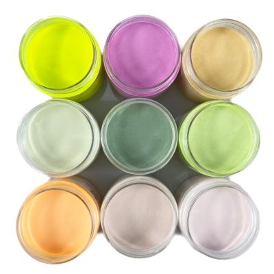 China Easy Apply Acrylic Powder Clear USA Color Glitter Acrylic Nail Powder Good Quality for sale