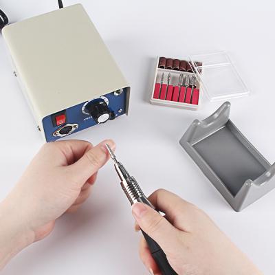 China Professional Portable Electric Nail Drill Machine Acrylic Manicure 35000rpm Loud Low Noise Custom Logo Folder e for sale