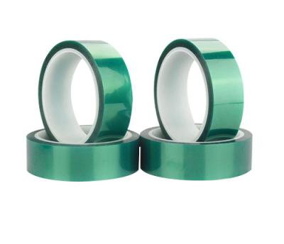 China ANTISTATIC PET High Temperature Tape Spray Paint Plating Green Non-marking Insulation Tape for sale