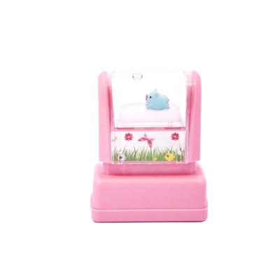 China 100% Eco-friendly Custom Color Ink Stamp Punchers Kids Educational Fun Preschool Toy for sale