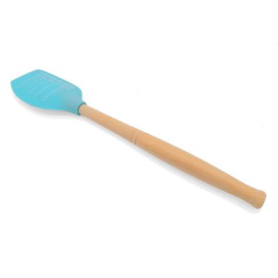 China Sustainable silicone spatula with measuring table for sale