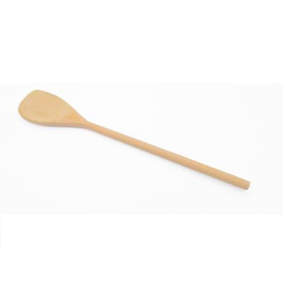 China Long Round Bar Beech Handle Viable Custom Wooden Corner Spoon Hot Selling for sale