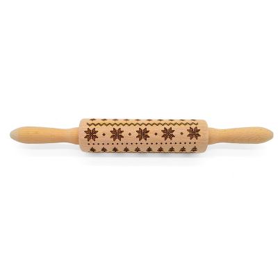 China High Quality Sustainable Beech Wood Pin Whole Wood With United Handle for sale