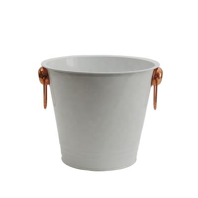 China A Small Sustainable Galvanized Steel Bucket With Handles For Home for sale