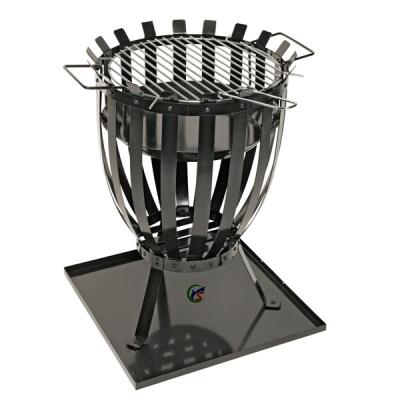 China Hot Selling Cast Iron Stocked Outdoor Fire Basket for sale