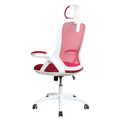 China Sillas Ergonomic Swivel Chair Mesh White Office Chair Rotation Executive Office With Large Mesh Back for sale