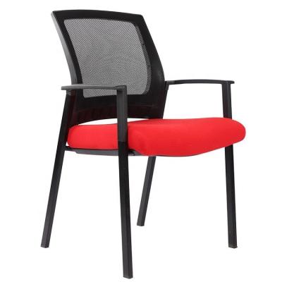 China Comfortable Slipcovered Visitor Chairs Stackable Training Mesh Chair for sale