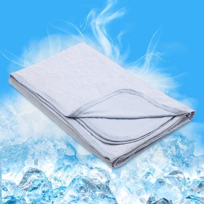 China i@home Cooling Drop Shipping Overseas German In Stock Revolutionary Breathable Double Side Cotton Bamboo Cooling Blanket For Summer for sale