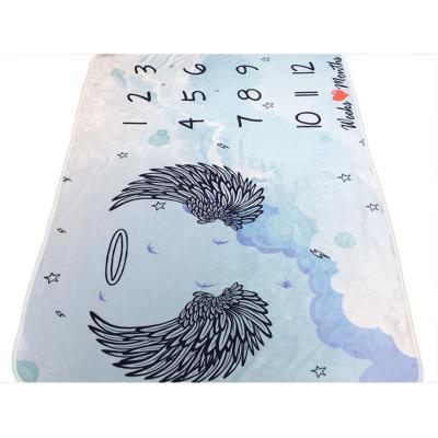 China i@home PORTABLE Luxury Baby Blanket High Quality Milestone Baby Kids Monthly Blanket for sale