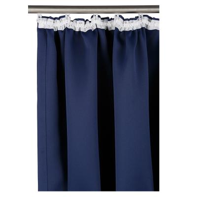 China Luxury solid color blackout i@home blackout curtain and lightout living room window curtain for sale