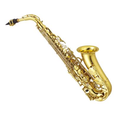 China Polished Brass Yellow Brass Clear Lacquered Flat E Alto Saxophone Polished Original EB With Included Case And Accessories TIDE Music AS2201 for sale