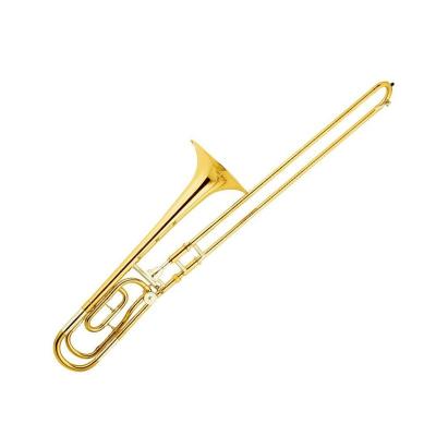 China Yellow Brass Bass Trombone TT8112 Gold Lacquer Tide Music Gold Lacquer for sale