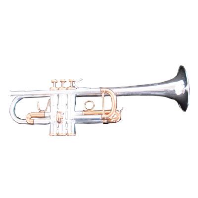 China Silver Plated Gold Lacquer C Key Trumpet Body Pipes for sale