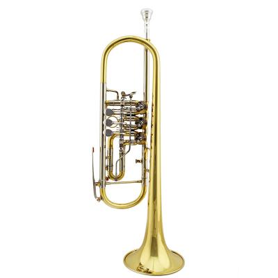 China Gold Lacquer Rotary Trumpet TR8440 for sale