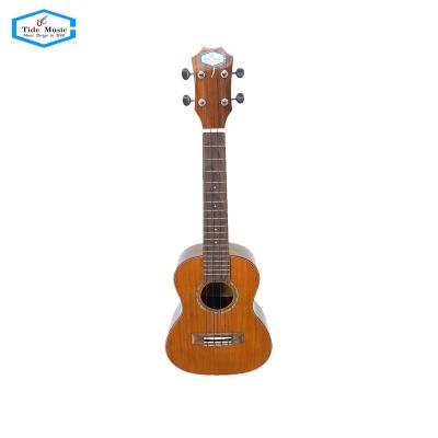 China Wholesale High Quality Solid Red Pine OEM Korean Rosewood Solid Wood 23 Inch Soprano Ukulele for sale