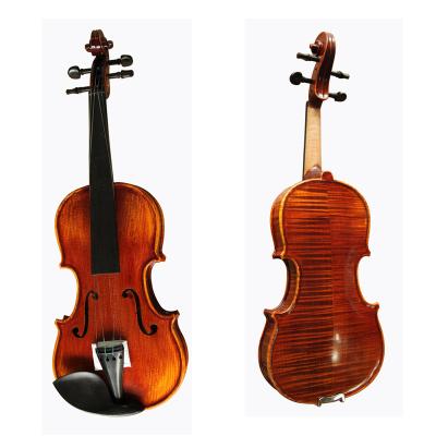 China Music Flawless Mid-Grade Tide Solid Flawless Body Ready To Play Flamed Fiddle for sale