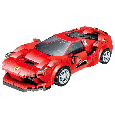 China DIY TOY Professional Making 302 Pcs Assemble Sports Technic Car Fast Vehicle Kids Play Building Blocks Building Toy for sale