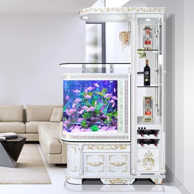 China Sustainable Wholesale Favorable Price Customized Intelligent Aquarium Set Fish Tank With Filter And Light for sale