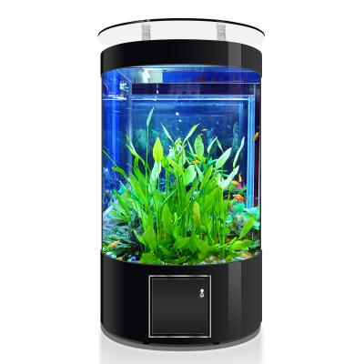 China 2021 Viable Best Selling Customizable Curved Fiberglass Koi Fish Breeding Tank Farming for sale