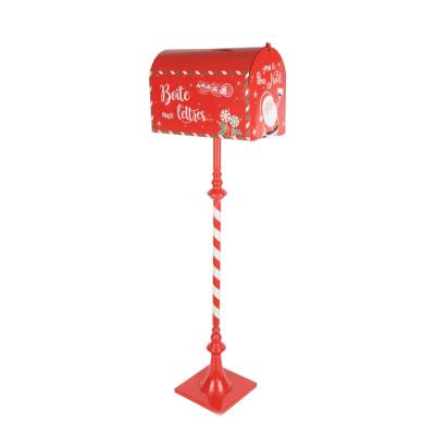 China Christmas Santa Mailbox Metal Letter Box from Stander GraceCrafts for Home Room Front Door Xmas Holiday Party Outdoor Indoor for sale