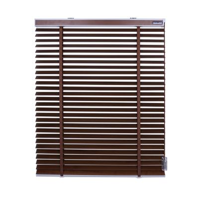 China Minimalist high quality classic luxury wooden venetian blinds for home or office decoration patio door for sale