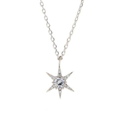 China Ladies Elegant Hexagonal Simple Star Hip Hop Factory Outlet Fashion Star Pendant Necklace for sale