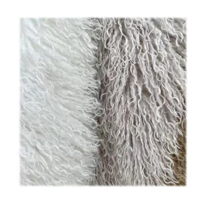 China Long Pile Fashion Upholstery Faux Fur Home Textile Auto Garment Soft Mongolian Fur 60mm Plush for sale