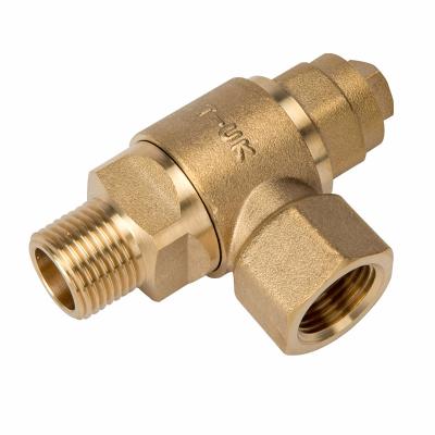 China General Factory 1/2' Ferrule Hose Connector High Quality Brass Bronze Valve for sale