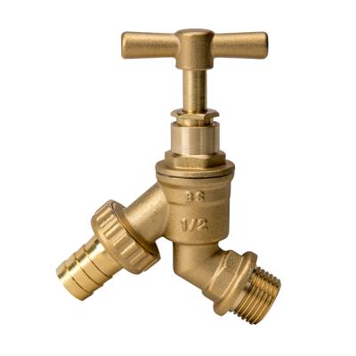 China Low price modern copper water pipe bibcock brass faucet for sale