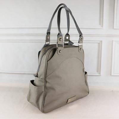 China Fashion Portable Wholesale ISO9001 Certificate Handbag Canvas Shoulder Tote Bag Vintage Organic Tote Bag for sale